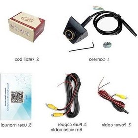 Resim Pazly Araç Yedekleme Ve Ön Görüş Kamerası 170 Balıkgözü Lens K22452 Siyah 