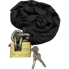 Resim Baran Yapı Market Kesilmez Motorsiklet Güvenlik Zincir Kilidi 10 mm 120 Cm-Yuma Kilit 