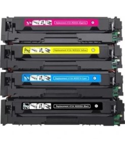 Resim Prizma Büro 415A-W2030A Laserjet Pro 1 Set Cmyk Çipli Muadil 