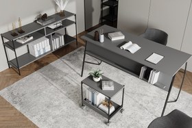 Resim ELLA OFİS TAKIMI, ANTRASİT 