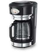 Resim Russell Hobbs 21701-56 Retro Cam Karaflı Filtre Kahve Makinesi - Siyah 
