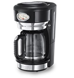 Resim Russell Hobbs 21701-56 Retro Cam Karaflı Filtre Kahve Makinesi - Siyah 