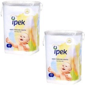 Resim İpek Maxi 60 lı Bebek Temizleme Pamuğu 2 Paket - YENİ AMBALAJ 