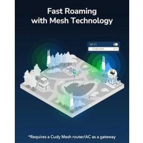 Resim Elivora Cudy Dış Mekan Wi-Fi 5 AC1200 Dual Band Tekrarlayıcı, Erişim Noktası, Menzil Genişletici, 24V Pasif Poe, Yıldırımdan Korunma, -40 Ila 60 °c Çalışma Sıcaklığı, RE1200 Dış Mekan 