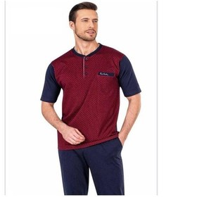 Resim Pierre Cardin Yazlık Damatlık 3'Lü Pijama Takımı Kutulu 5481 