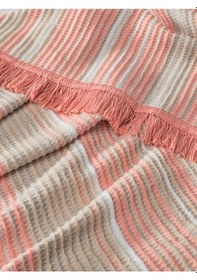 Resim Vicuna Home Pamuklu Tv Battaniyesi Pudra 