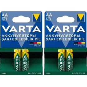 Resim Varta 56706 2100 mAh AA Ni-MH Şarj Edilebilir Kalem Pil 2 x 2'li 
