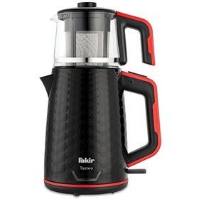Resim Tastea Siyah Kırmızı Çay Makinesi 