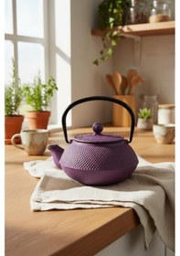 Resim Bambum Linden - Sümbül Döküm Demlik 750 Ml Mor Mor 