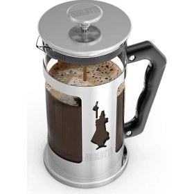 Resim - Preziosa French Press: Yaklaşık 350ML Kapasiteli Kahve Hazırlayıcı - 18/10 Paslanmaz Çelik Gövde - Bulaşık Makinesinde Yıkanabilen Borosilikat Cam Sürahi - Paslanmaz Çelik Filtre Sistemi 