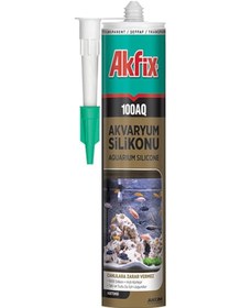 Resim Akfix Sa080 Akvaryum Silikonu 280 Ml Şeffaf 