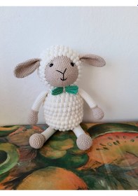 Resim Amigurumi Kuzu 34cm 