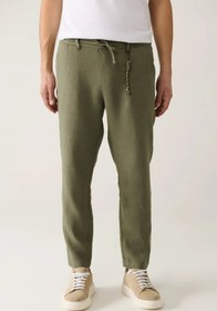Resim Avva Erkek Pantolon B003032 Haki 