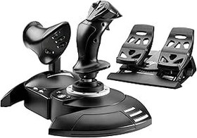 Resim Thrustmaster T.Flight Full Kit X – Yüksek Hassasiyetli Uçuş Düğmesi, Gaz Kolu ve Dümenci Pedalları Xbox Series X|S, Xbox One ve PC İçin 