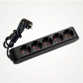 Resim Viko Multi-Let 5'li Kablolu Priz 5 MT Siyah 