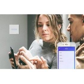 Resim Ev Wi-Fi Işık Anahtarı Google Home-Alexa (Yeni Versiyon) 