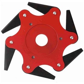 Resim Youmex Kırmızı Bahçe Aleti: 6 Bıçaklı Nilon-mangan Çelik Budama Ucu, 2.5 Cm İç Çaplı Evsel-tarım Universal Kesici Erişiği 