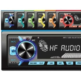 Resim MAXESSA 4x75w Bleutooth 2xusb 7renk Ambians Aydınlatmalı Oto Teyp - P85 