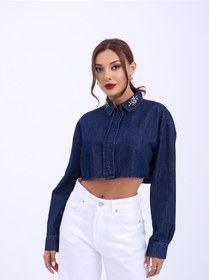 Resim Ahes Shopping 6603 Kot Bluz-mavi Mavi 