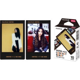 Resim Fujifilm Instax Mini Contact Film 10 Adet Kredi Kartı Boyutunda Anlık Fotoğraf Filmi 