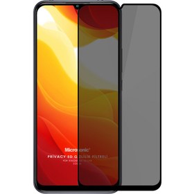 Resim Xiaomi Mi 10 Lite Zoom Privacy 5d Gizlilik Filtreli Cam Ekran Koruyucu Siyah 