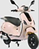 Resim Motolux E-Vintage 2 Tekerlekli Pembe Elektrikli Motosiklet 