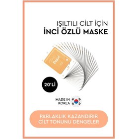 Resim Mjcare On Pearl Mask - İnci Özlü Yüz Maskesi 20'li 