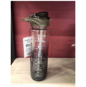 Resim H2o Polikarbon Pipetli Matara 1000 Ml Siyah Siyah 