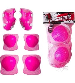 Resim Top Rock Store Furkan Toys Pembe Bisiklet Scooter Kask Dizlik Dirseklik Koruyucu Set 