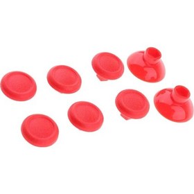 Resim Suntek Sony PS4/Slim Denetleyici İçin 8in1 Thumb Grip Thumbstick Joystick Kapağı Kırmızı 