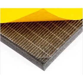 Resim Araç Oto Ses Isı Yalıtım 40CMX10METRE 6mm Yapışkanlı Kauçuk Izolasyon Malzemesi 