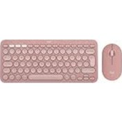 Resim Logitech 920-012247 Pebble 2 Combo Pembe Kablosuz Klavye Mouse Seti Diğer 
