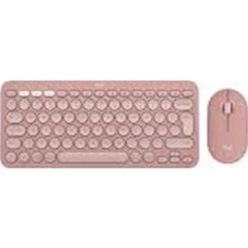 Resim Logitech 920-012247 Pebble 2 Combo Pembe Kablosuz Klavye Mouse Seti Diğer 