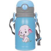 Resim S-link SL-TM06 Mavi 300ML Iç 304 Dış 201 Taşınabilir Paslanmaz Çelik Çocuk Termos Kupa-Bardak 