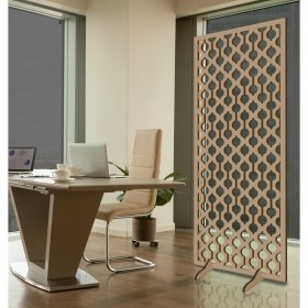 Resim Liar Ahşap Seperatör (Paravan) - KSP-210 - (18 mm) - (100 cm x 210 cm) - (Ham) 