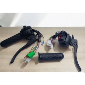 Resim E-bike Vitesli Gaz Kolu + Kütük Yeni Model Diğer 