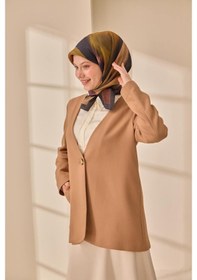 Resim Silk Home Aura Eşarp 140002-15 Lacivert, Mor, Koyu Yeşil, Yağ Yeşili 