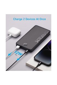Resim Anker 323 Powerbank 10000mAh - PowerCore 10K II Taşınabilir Hızlı Şarj Cihazı - 12W - Siyah - A1334 