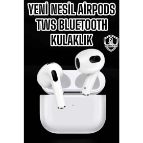 Resim Techno Stock 3.nesil Tws Bluetooth Kulaklık Mikrofonlu Anc Özelliği Dokunmatik Kontrol 