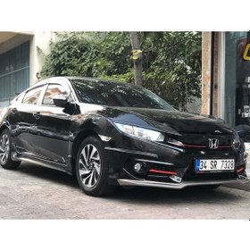 Resim Honda Civic Fc5 Turbo Yan Marşpiyel Plastik 