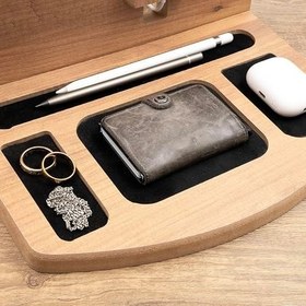 Resim Telefon Tutucu - Ev Ve Ofis Masa Üstü Telefon Sabitleme - Organizer - Mdf 