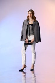 Resim Deri Clutch Çanta 