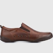 Resim Kahve Deri Erkek Slip-On 