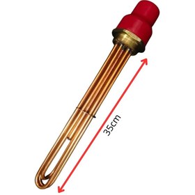 Resim inox rezistans 2'' İnç 6000 Watt Bakır Trf Isıtıcı Adet 