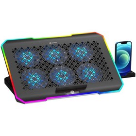 Resim Gamebooster Gb-ns61 Storm 17'' Fan/rgb Kontrollü 2xusb Portlu Not 