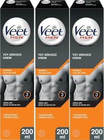 Resim Veet Men Normal Ciltler İçin Tüy Dökücü Krem 3 x 200 ML 