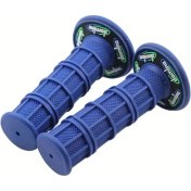 Resim Hightower Universal 7/8" 22 24mm Motosiklet Domino Atv Dirt Pit Bike Yarış Grip Mavi Jel Fren Tutacak 