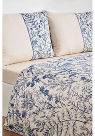 Resim Floretta Mrytus Tek Kişilik Nevresim Takımı Mavi 