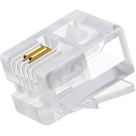 Resim RJ11 Konnektör Jack 100 Adet 