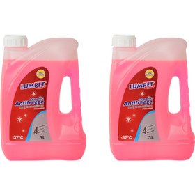 Resim LUMPET Organik Kullanıma Hazır Antifiriz - 37 Kırmızı Dört Mevsim Antifriz 2 Adet 2 x 3 L 
